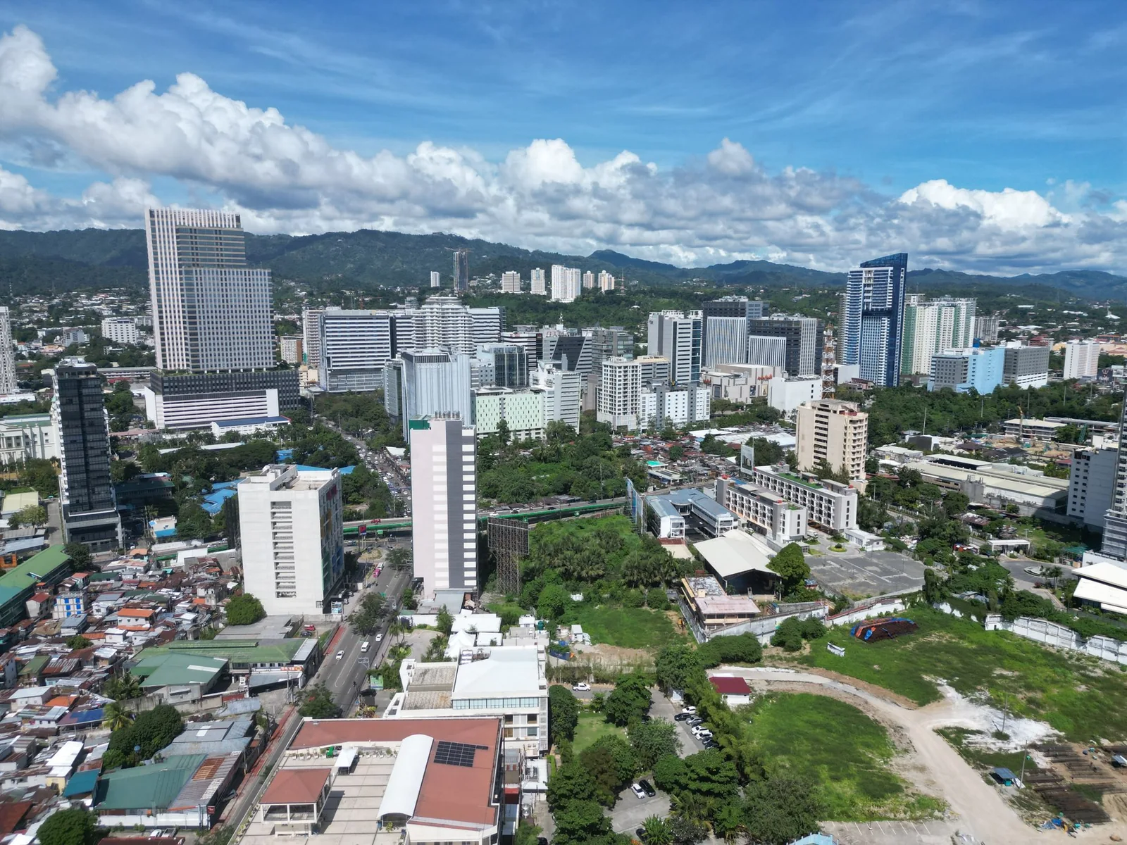 Cebu IT Park photographed from above